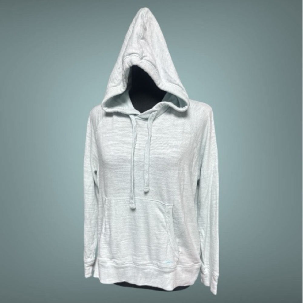 Faherty Light Weight Hoddie Light Blue Size Small